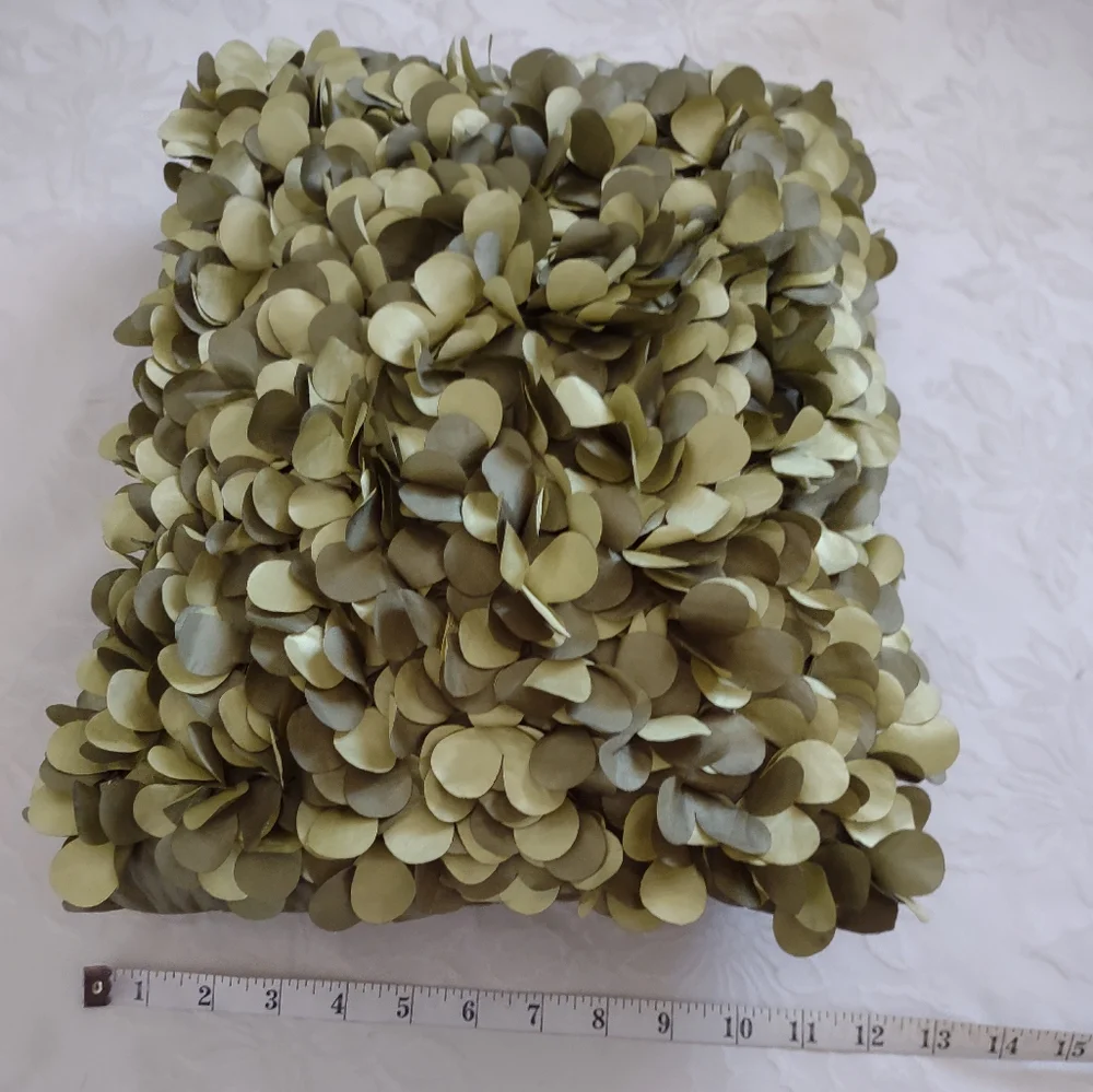 Pier 1 Satin Green Decorative Pillow